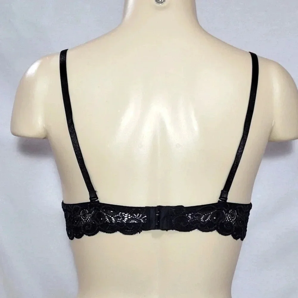 36B Maidenform Self Expressions Convertible Pushup‎ Bra Black NWT